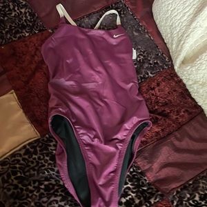 Plum colored Nike swimsuit